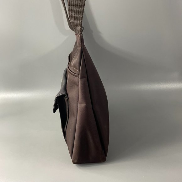 Longchamp Chocolate Brown Nylon Planetes Crossbody Bag - Picture 5 of 15